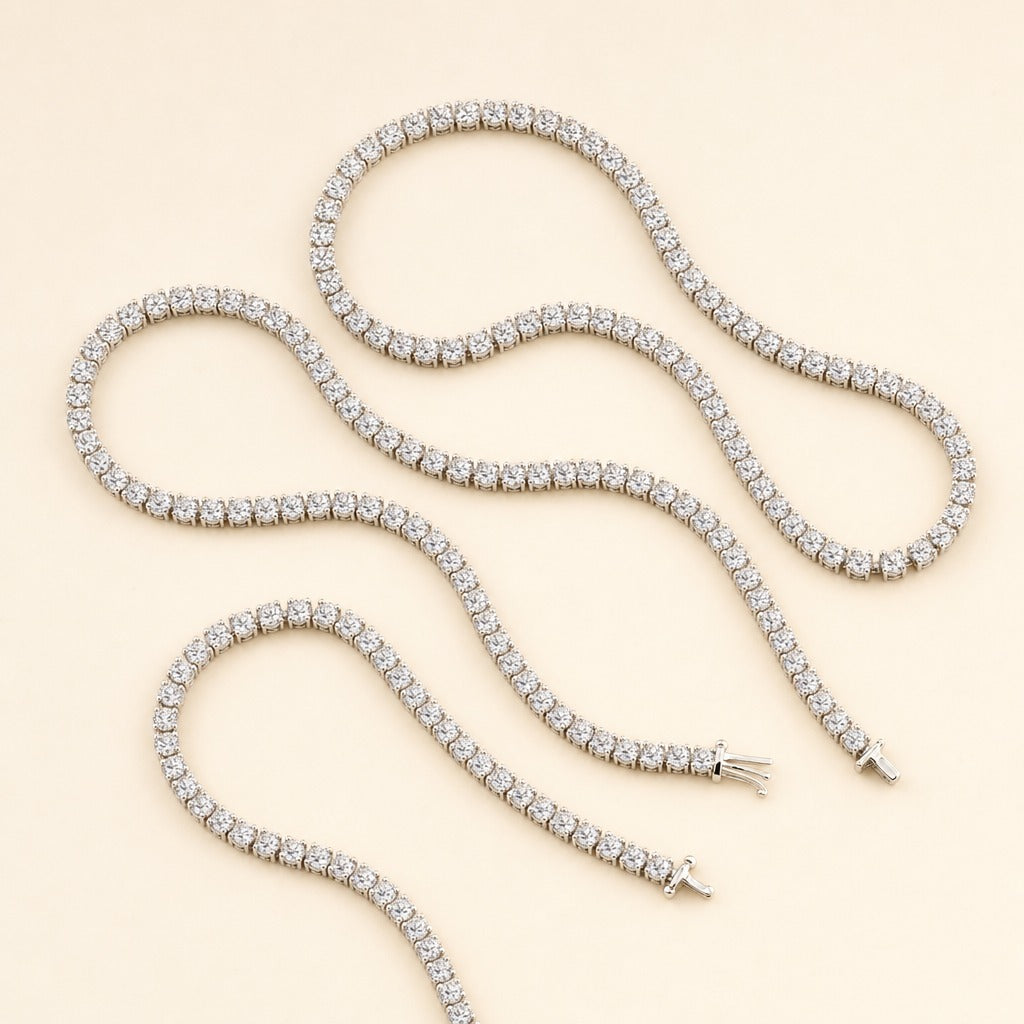 Maëlle — Natural Diamonds Tennis Bracelet — Maison ÉLAN