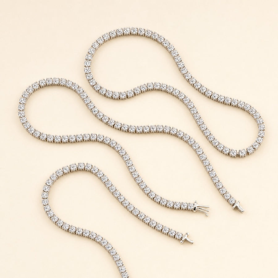 Maëlle — Natural Diamonds Tennis Bracelet — Maison ÉLAN
