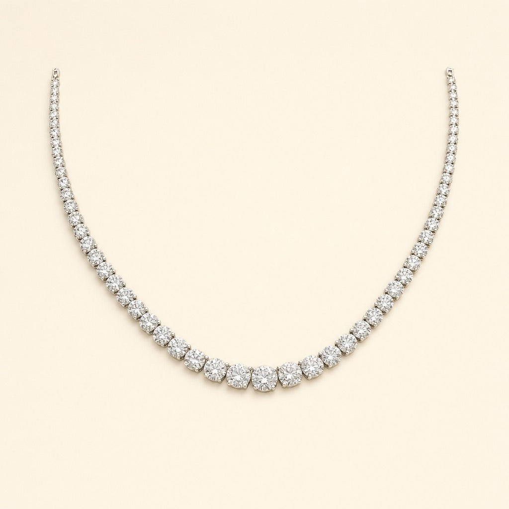Marcelline — Rivière Necklace 17 CTW — Maison ÉLAN