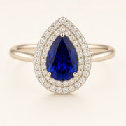 Marise — Pear Sapphire Ring — Maison ÉLAN