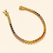 Ophelia — Rainbow Sapphire Bracelet — Maison ÉLAN