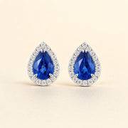 Seraphine — Sapphire Studs — Maison ÉLAN
