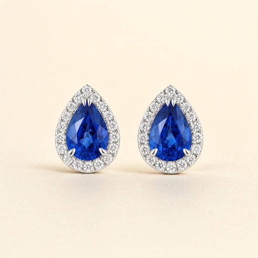 Seraphine — Sapphire Studs — Maison ÉLAN