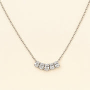 Yvaine — Oval Cut Bar Necklace — Maison ÉLAN