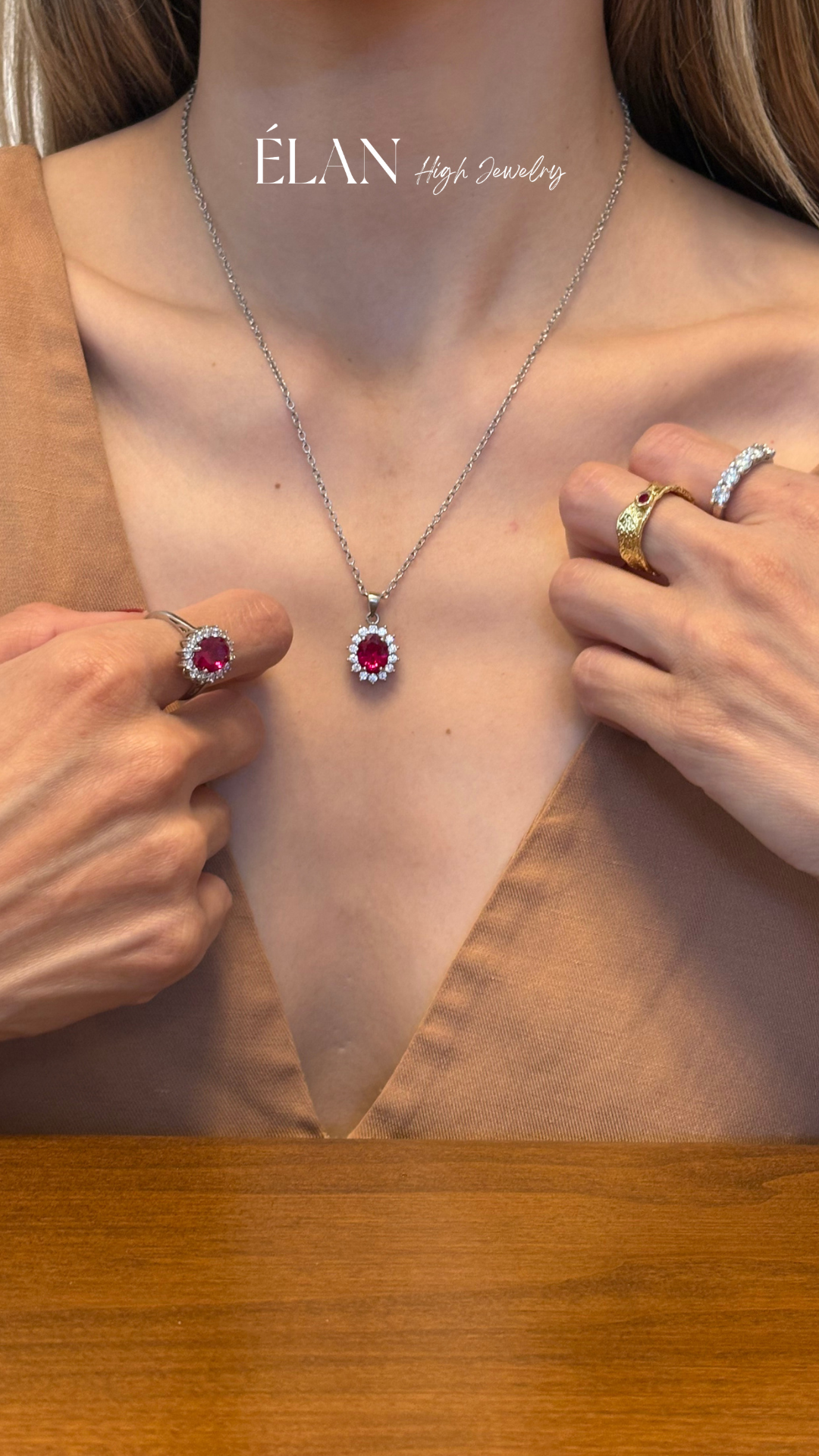 Lady Di Ruby Pendant