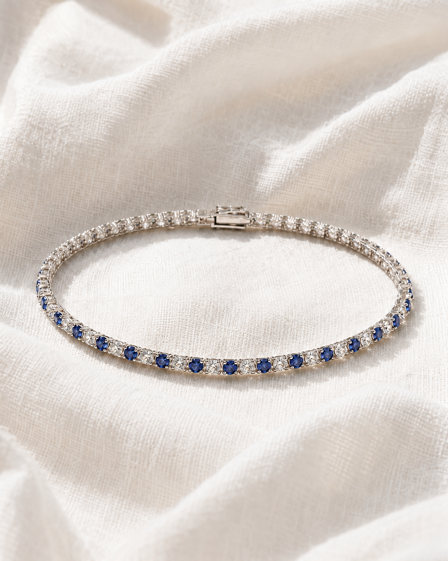 Sapphire Tennis Bracelet