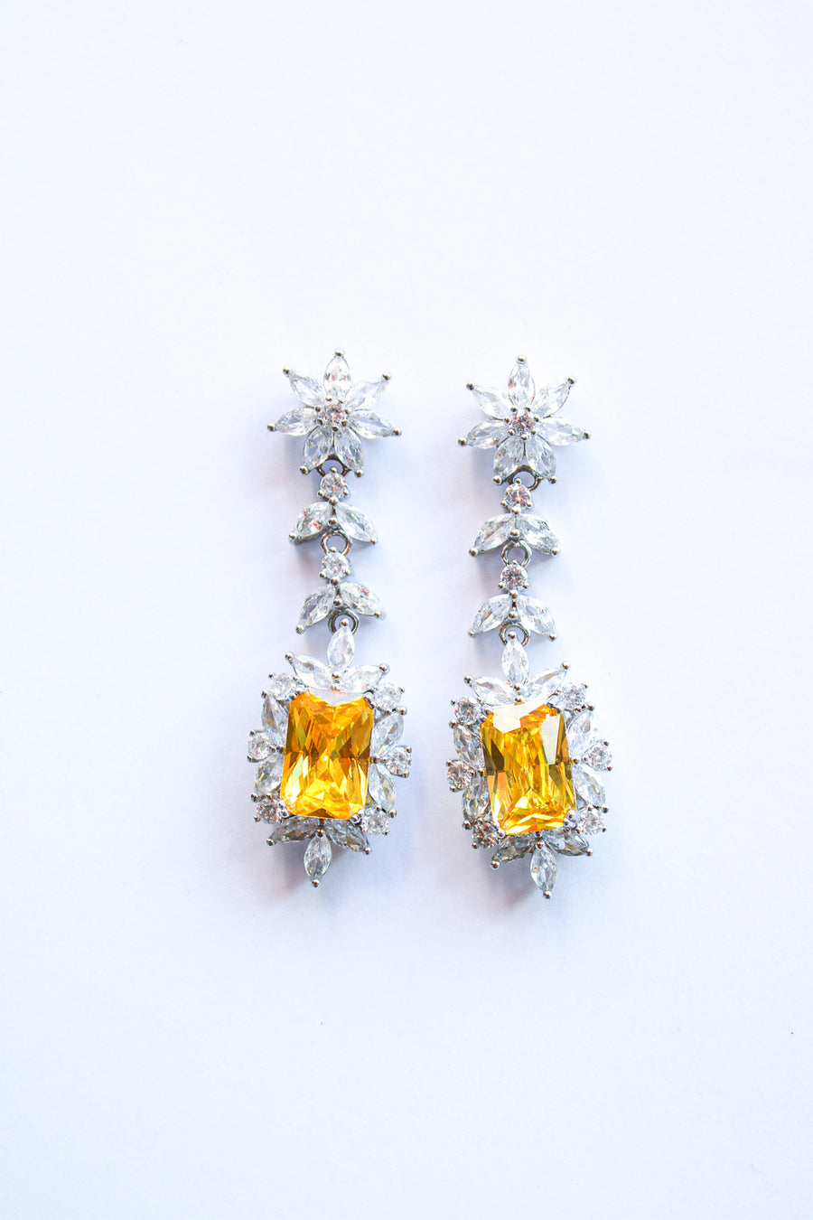 "Anastasia" Citrine earrings